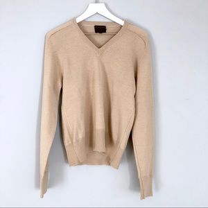 Vintage Yves Saint Laurent beige wool sweater M